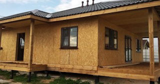 Одноэтажный дом из панелей под ключ в Славгороде - Строй-Слд от 134082 рублей