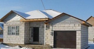 Одноэтажные дома из пеноблоков под ключ в Славгороде - от 134082 рублей